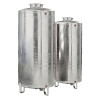 SERBATOIO VERTICALE DI PRIMA RACCOLTA 300 lt IN ACCIAIO INOX 316L SERBATOIO VERTICALE DI PRIMA RACCOLTA 300 lt IN ACCIAIO INOX 316L