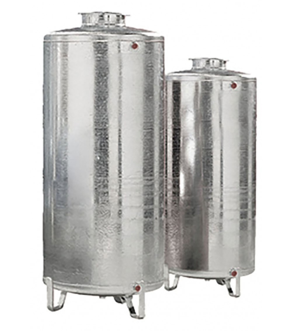 SERBATOIO VERTICALE DI PRIMA RACCOLTA 3000 lt IN ACCIAIO INOX 316L SERBATOIO VERTICALE DI PRIMA RACCOLTA 3000 lt IN ACCIAIO INOX 316L