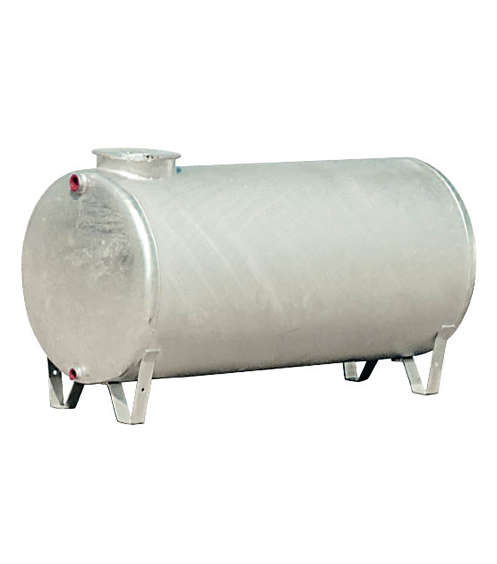 SERBATOIO ZINCATO PER ADESCAMENTO DI ELETTROPOMPE - 500 LT SERBATOIO ZINCATO PER ADESCAMENTO DI ELETTROPOMPE - 500 LT