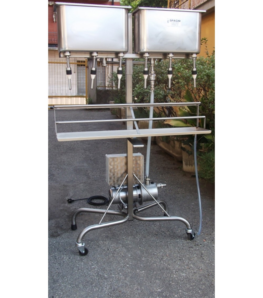 Riempitrice 6 Posti con elettrompompa incorporata