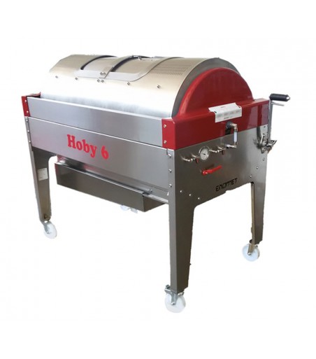 Pressa a Membrana Manuale Hoby 6 - Carico uva intera 400 Kg.