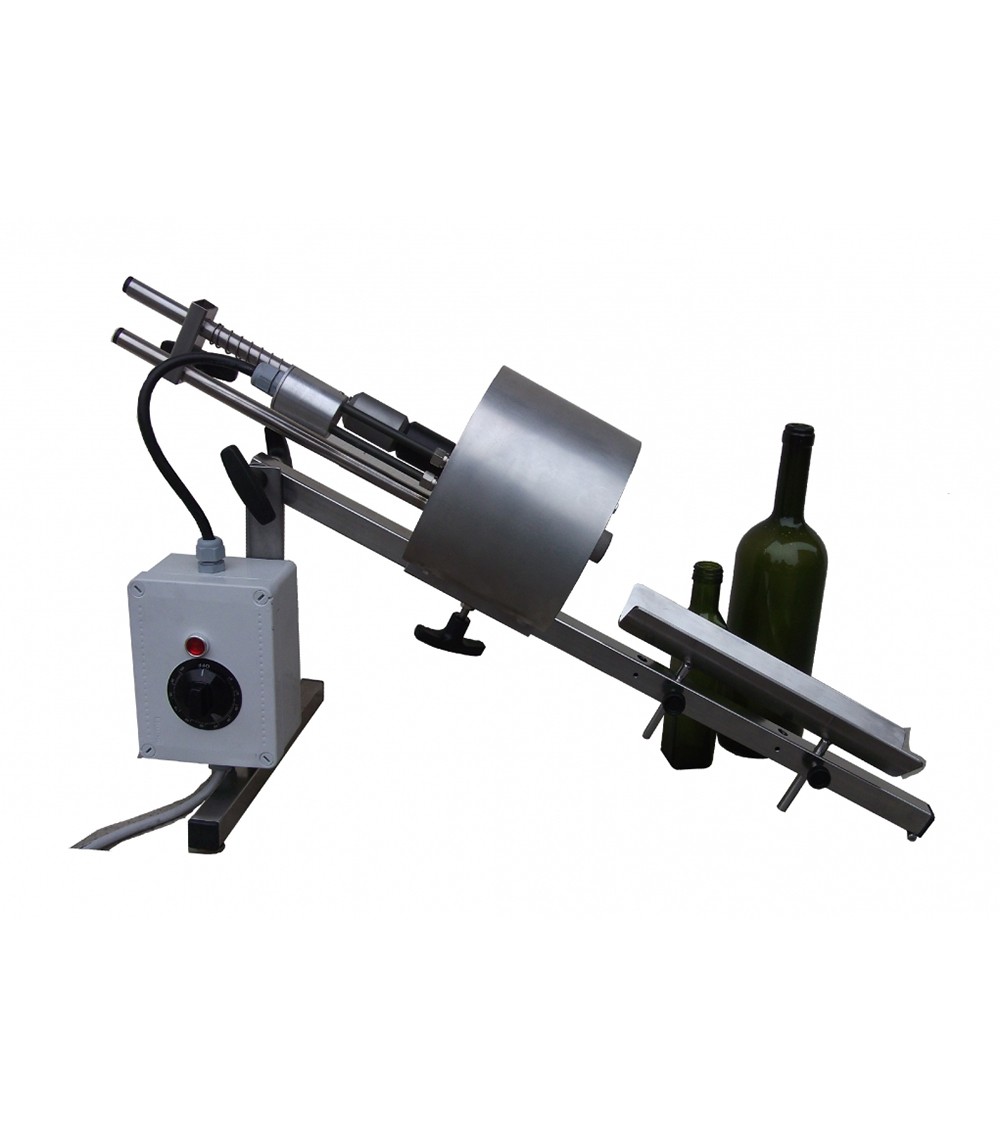 FORNELLO PER CAPSULE PVC TERMORETRAIBILI CON SLITTA INOX