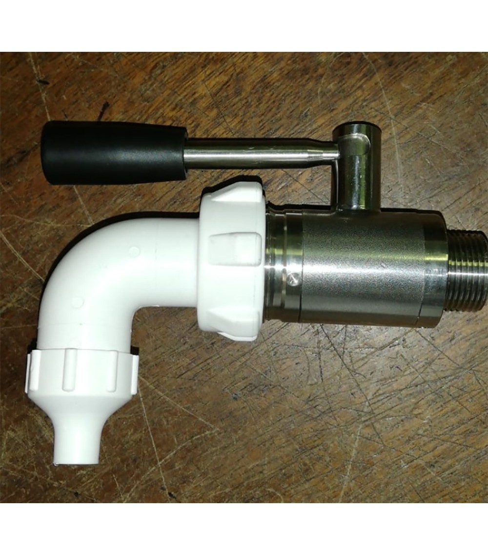 Rubinetto 3/4" uscita 30 inox